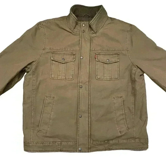Vintage Levi's Jacket Men’s XL Western Wear Trucker Brown Authentic - Picture 1 of 11